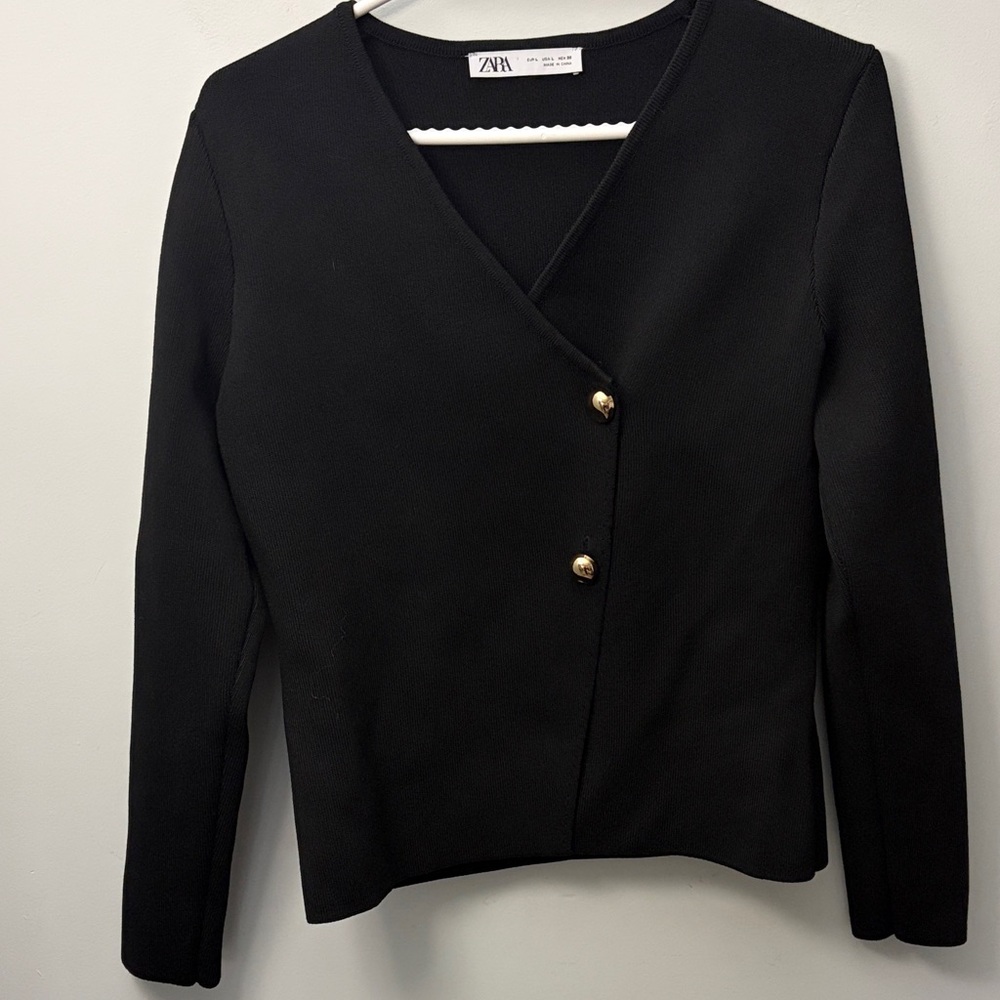 Zara black cardigan